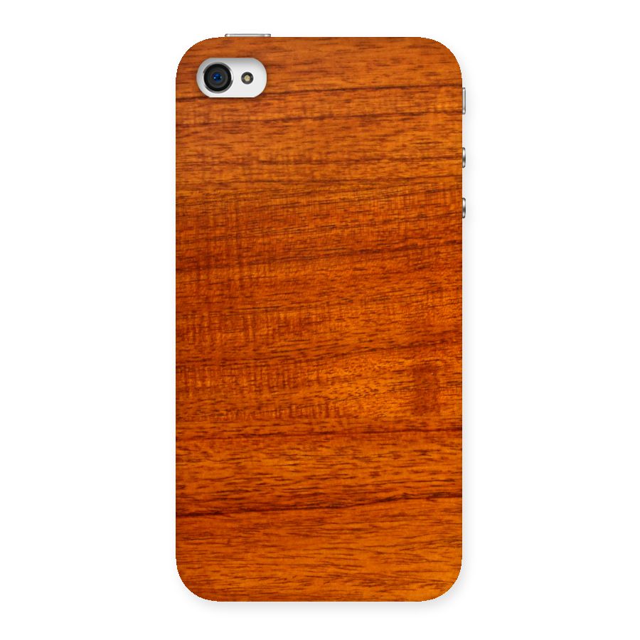 Wood Texture Design Back Case for iPhone 4 4s