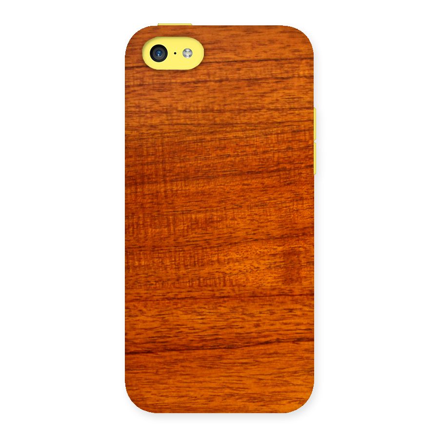 Wood Texture Design Back Case for iPhone 5C
