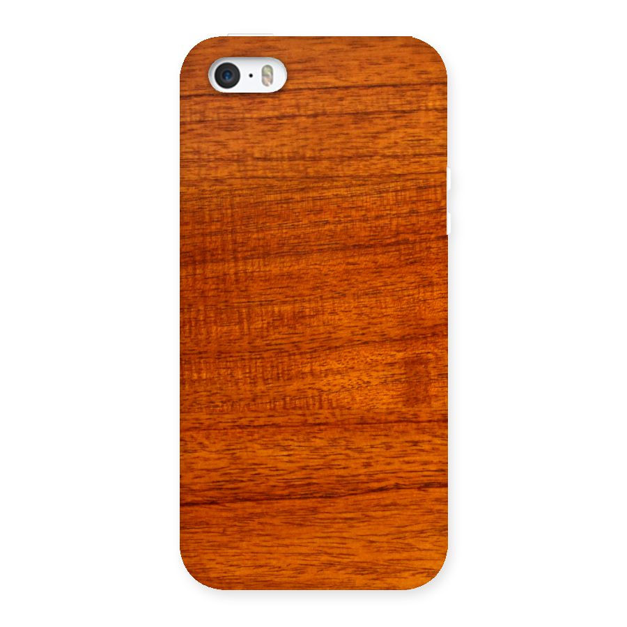 Wood Texture Design Back Case for iPhone SE