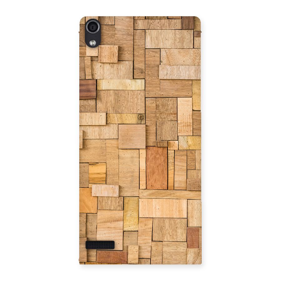 Wooden Blocks Back Case for Ascend P6