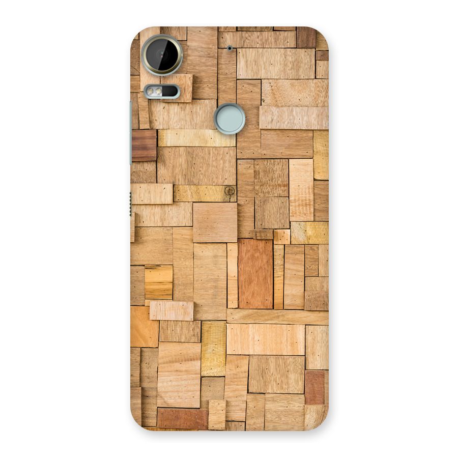 Wooden Blocks Back Case for Desire 10 Pro