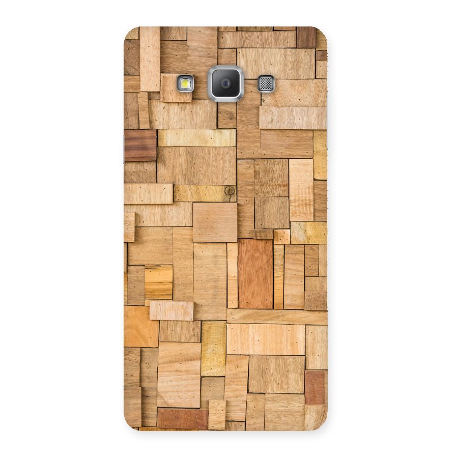 Wooden Blocks Back Case for Galaxy A7