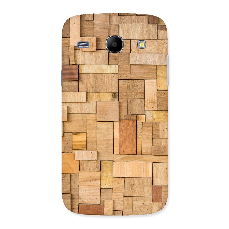 Wooden Blocks Back Case for Galaxy Core