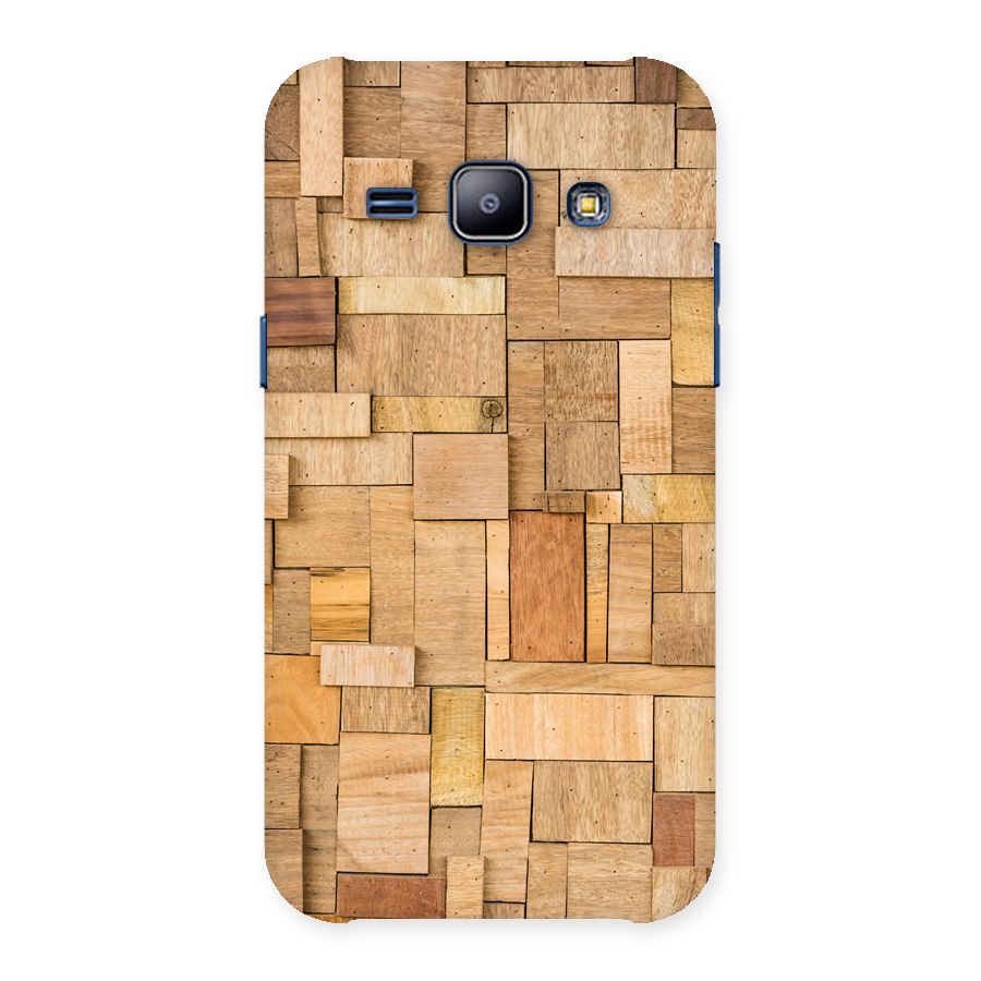 Wooden Blocks Back Case for Galaxy J1