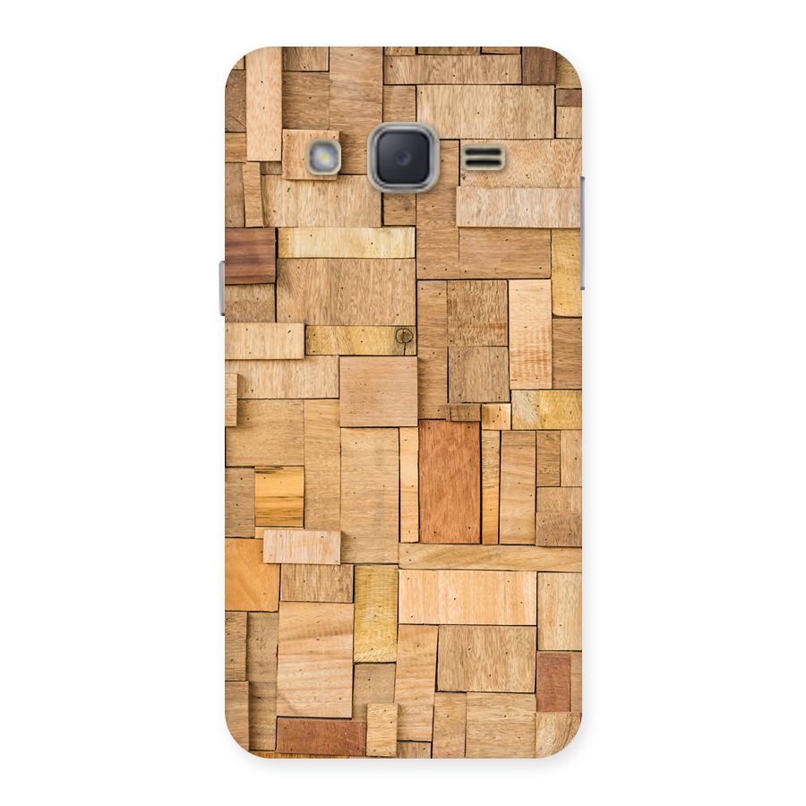 Wooden Blocks Back Case for Galaxy J2
