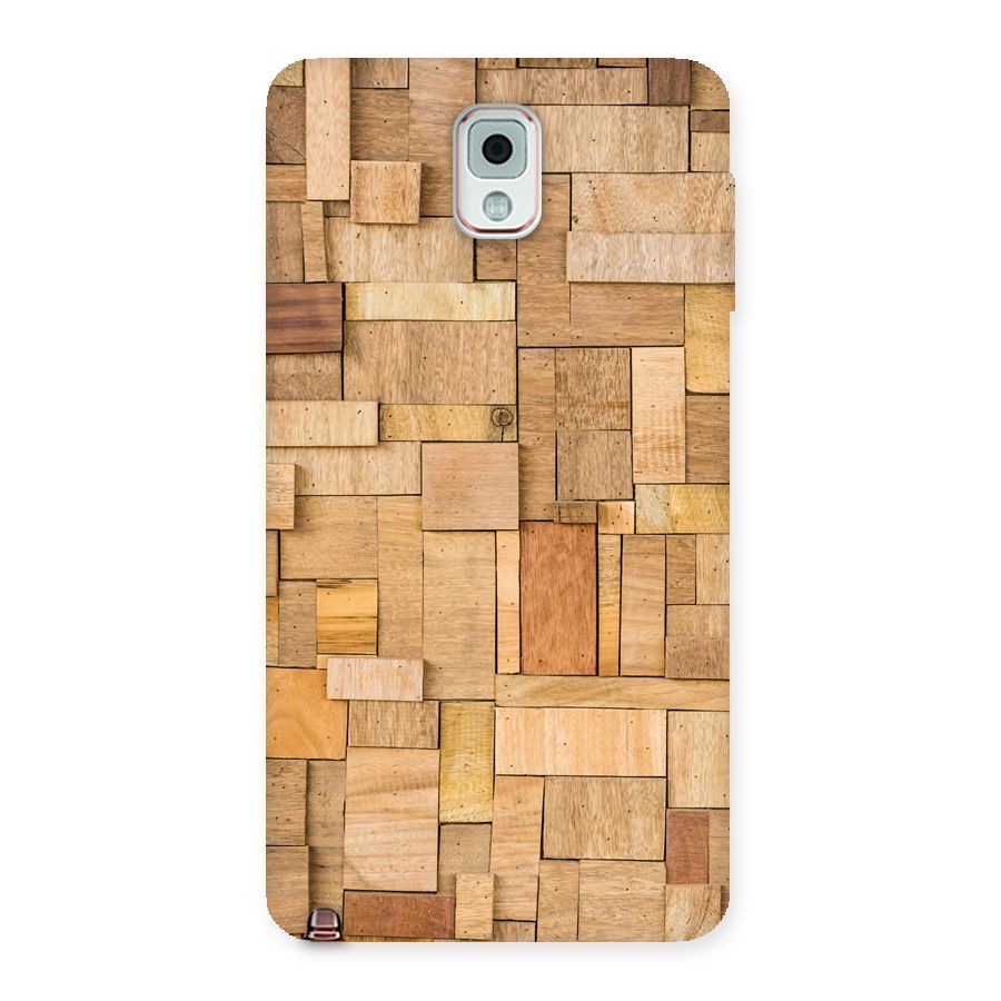 Wooden Blocks Back Case for Galaxy Note 3