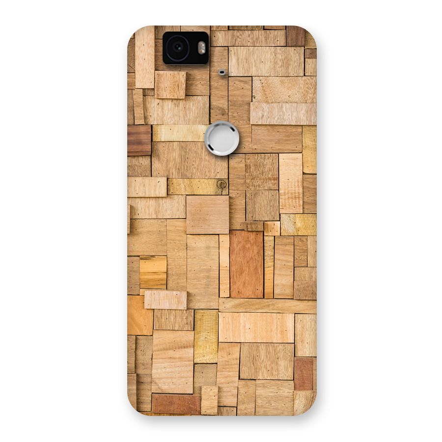 Wooden Blocks Back Case for Google Nexus-6P