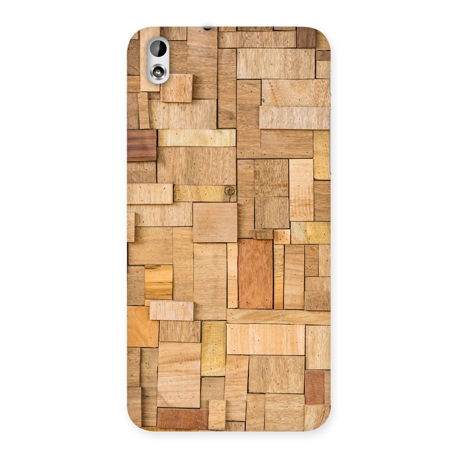 Wooden Blocks Back Case for HTC Desire 816g