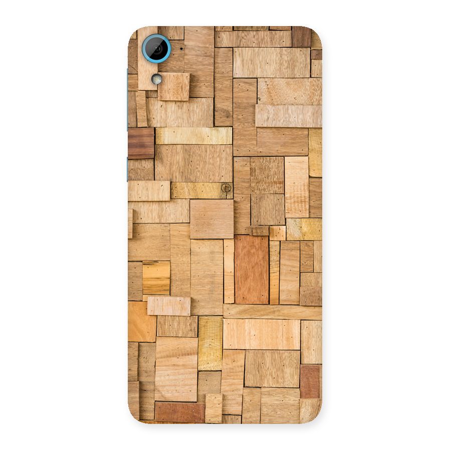 Wooden Blocks Back Case for HTC Desire 826