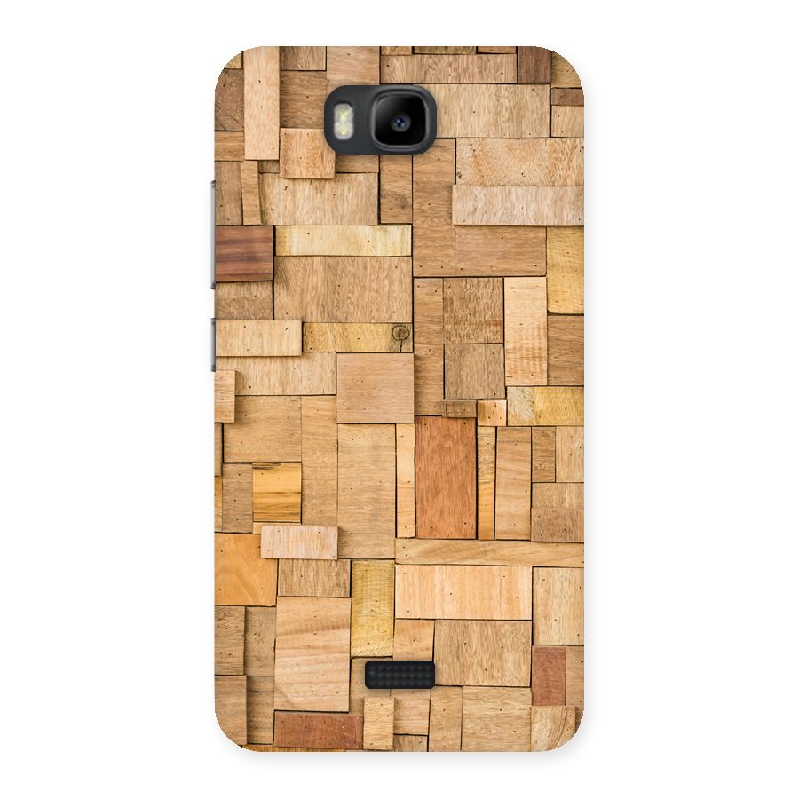 Wooden Blocks Back Case for Honor Bee