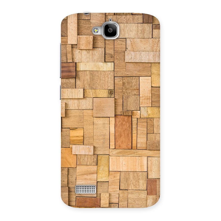 Wooden Blocks Back Case for Honor Holly