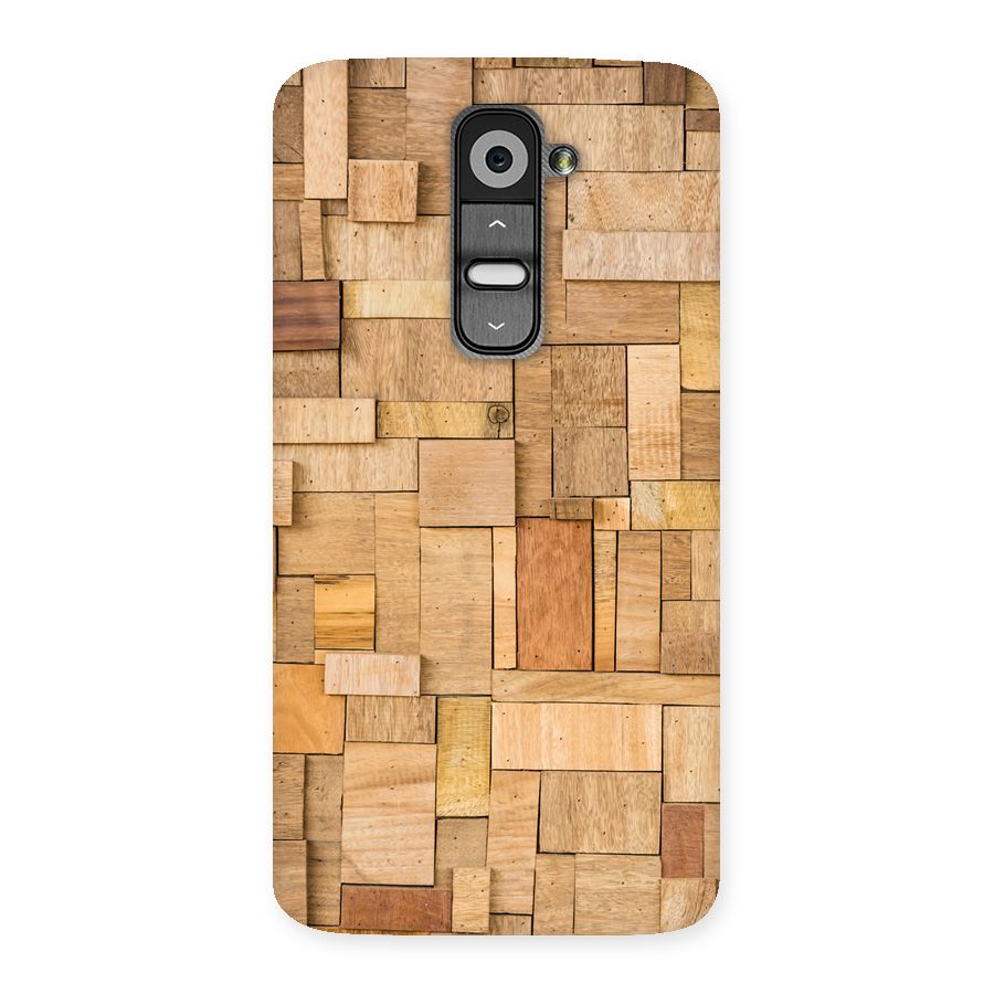 Wooden Blocks Back Case for LG G2