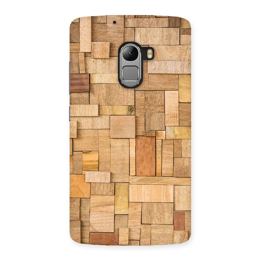 Wooden Blocks Back Case for Lenovo K4 Note