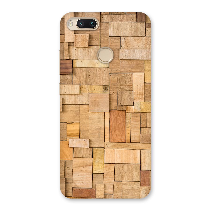 Wooden Blocks Back Case for Mi A1