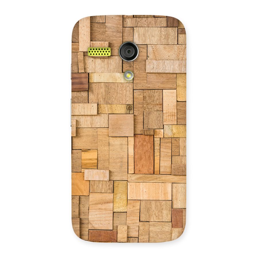 Wooden Blocks Back Case for Moto G