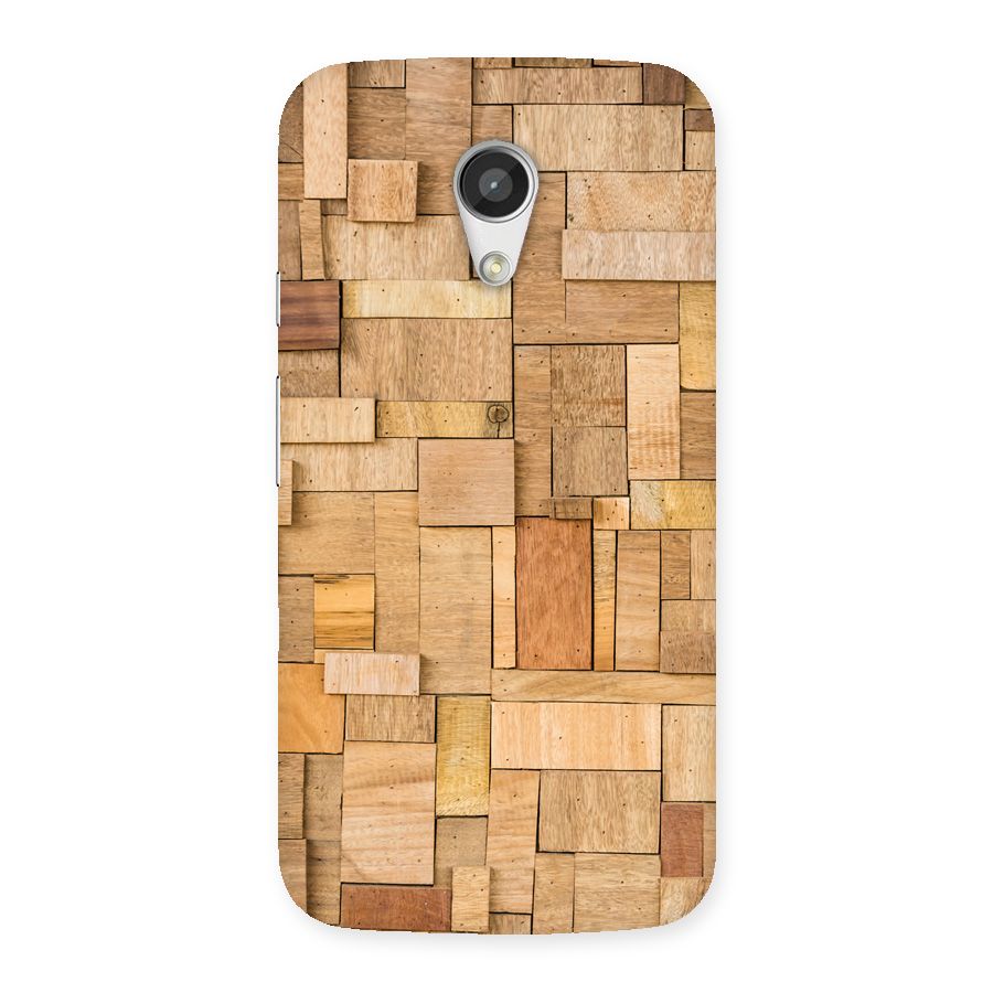Wooden Blocks Back Case for Moto G 2nd Gen