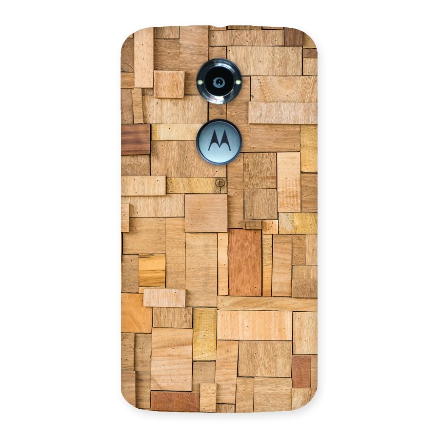 Wooden Blocks Back Case for Moto X 2nd Gen