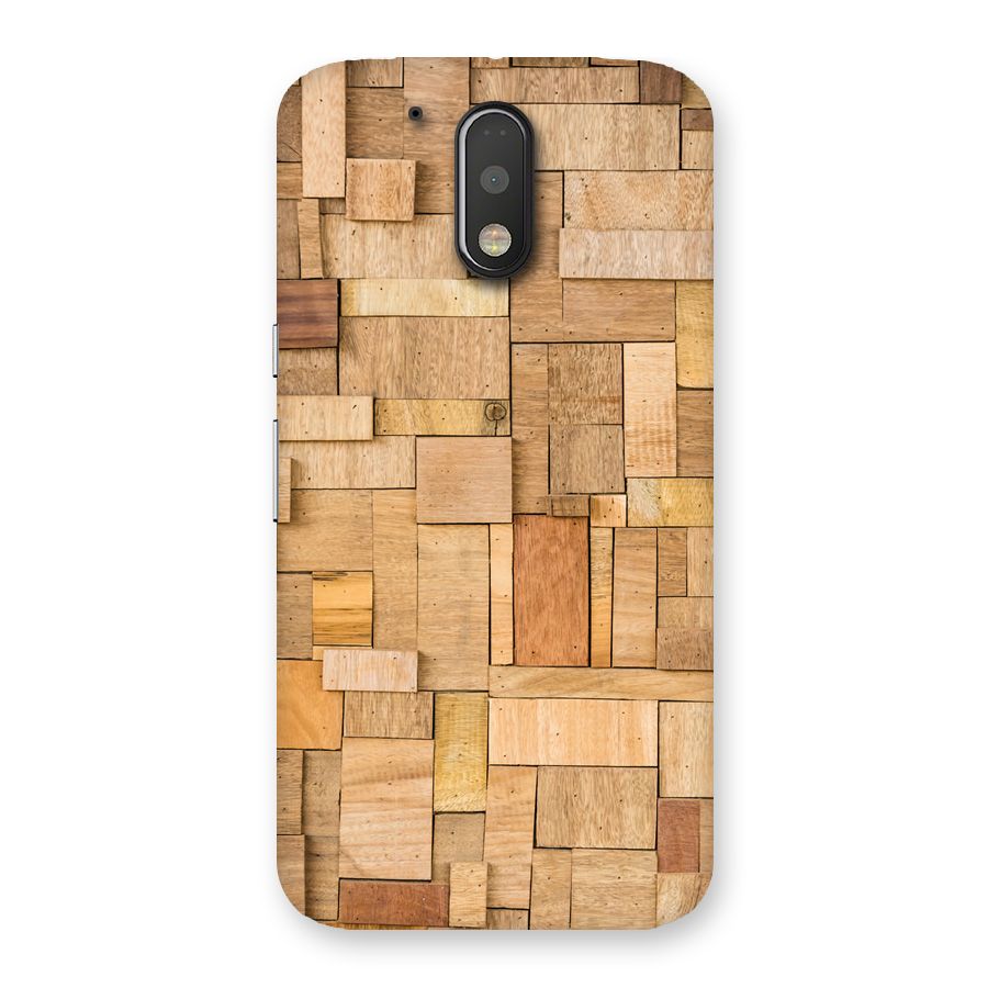 Wooden Blocks Back Case for Motorola Moto G4
