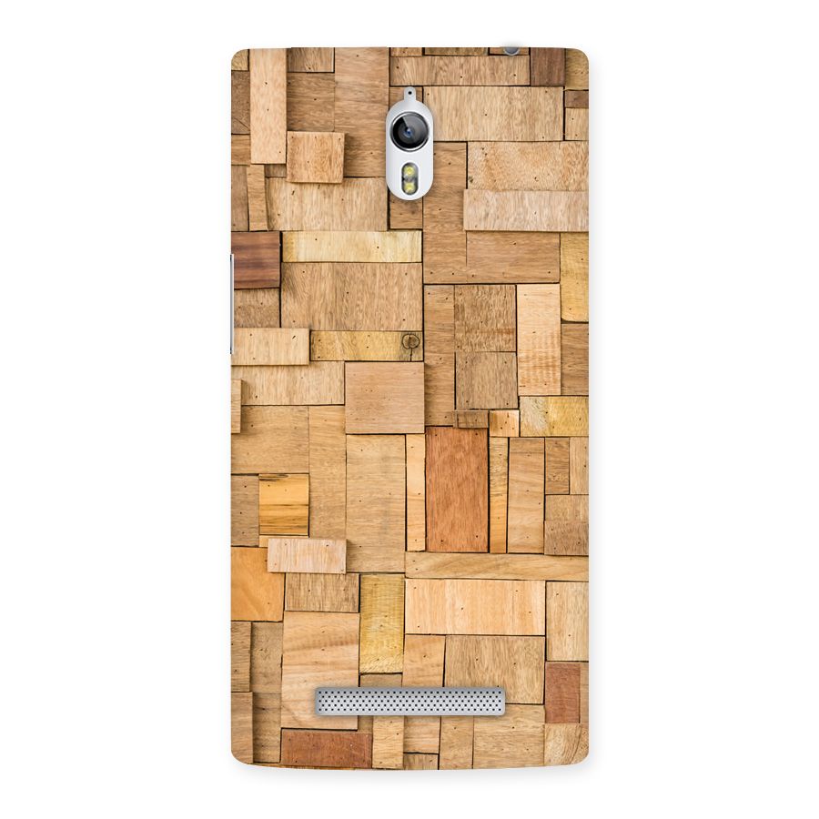 Wooden Blocks Back Case for Oppo Find 7