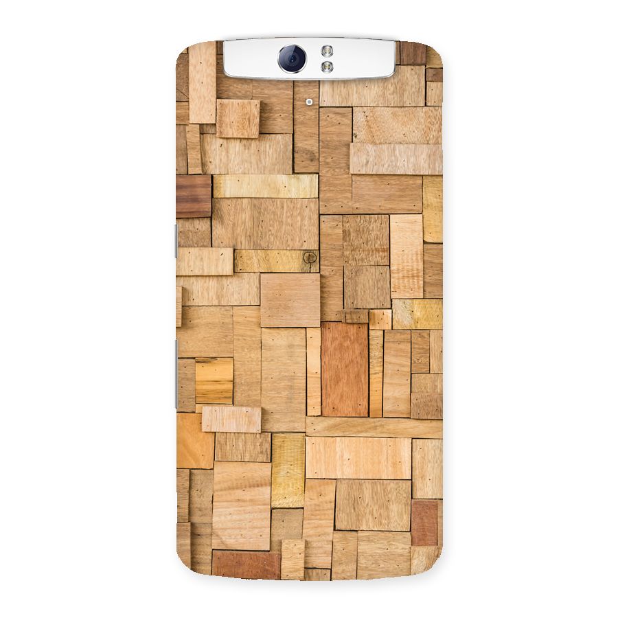 Wooden Blocks Back Case for Oppo N1