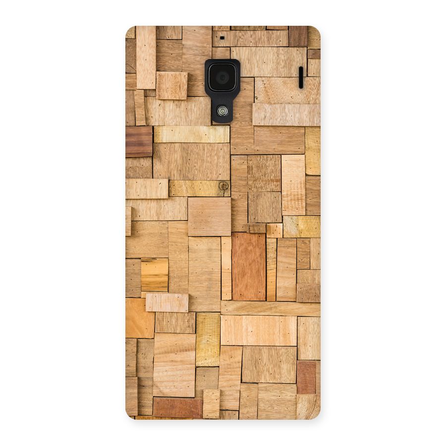 Wooden Blocks Back Case for Redmi 1S