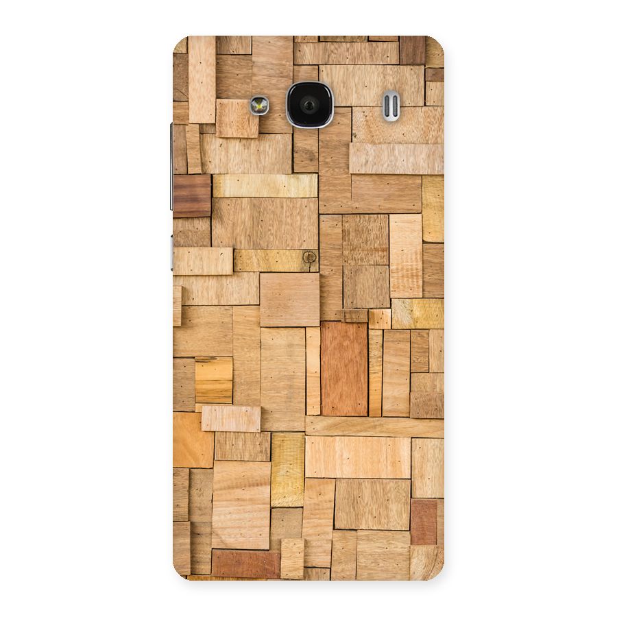 Wooden Blocks Back Case for Redmi 2