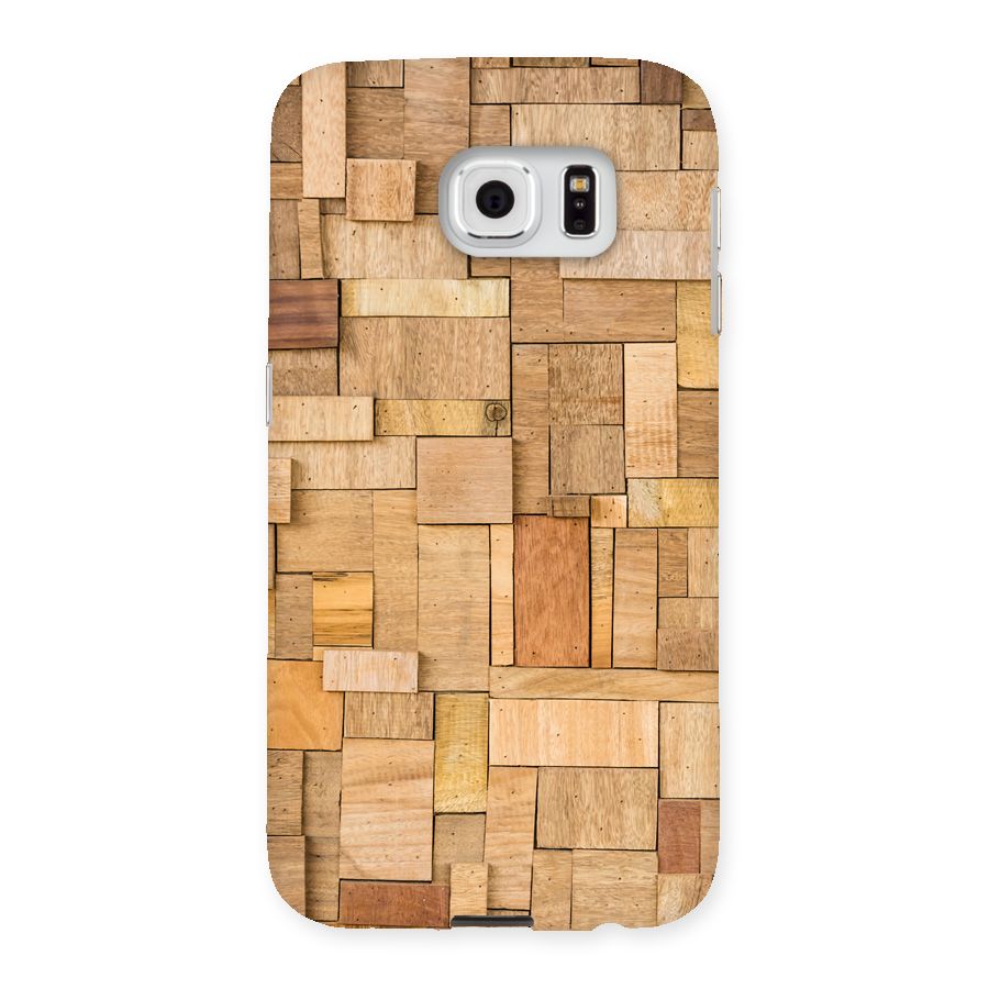 Wooden Blocks Back Case for Samsung Galaxy S6