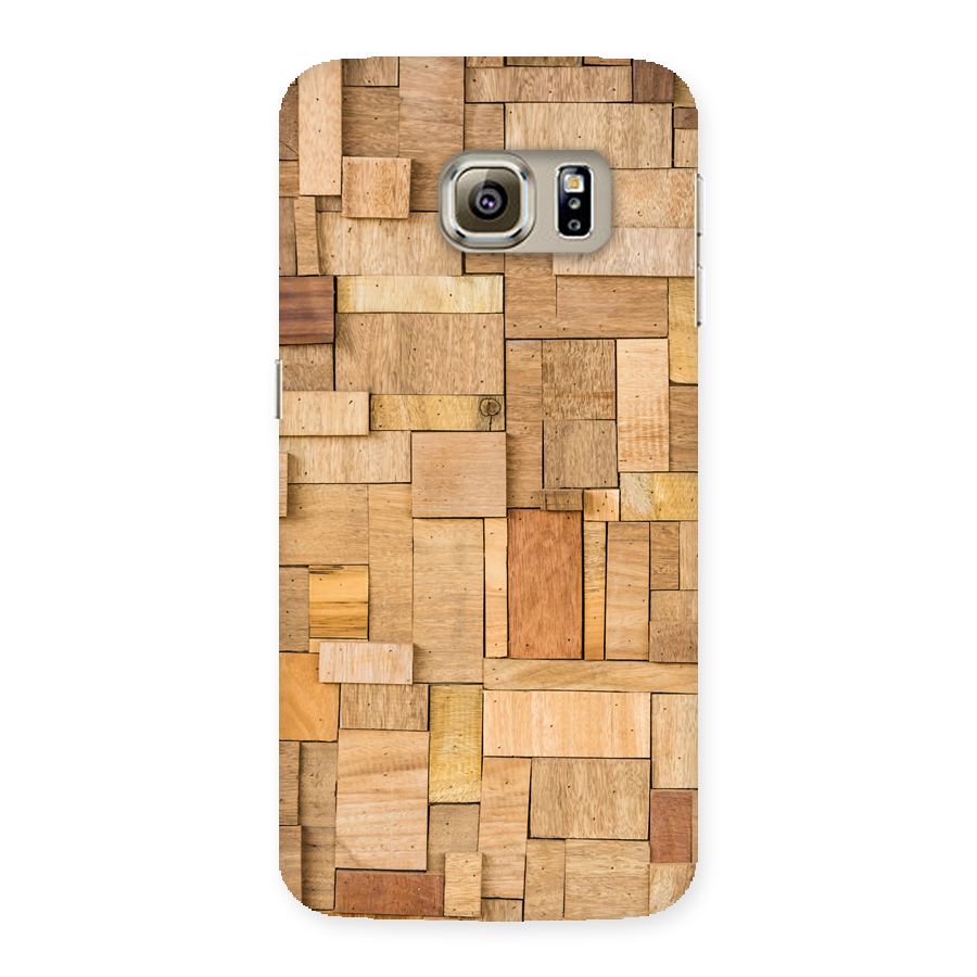 Wooden Blocks Back Case for Samsung Galaxy S6 Edge