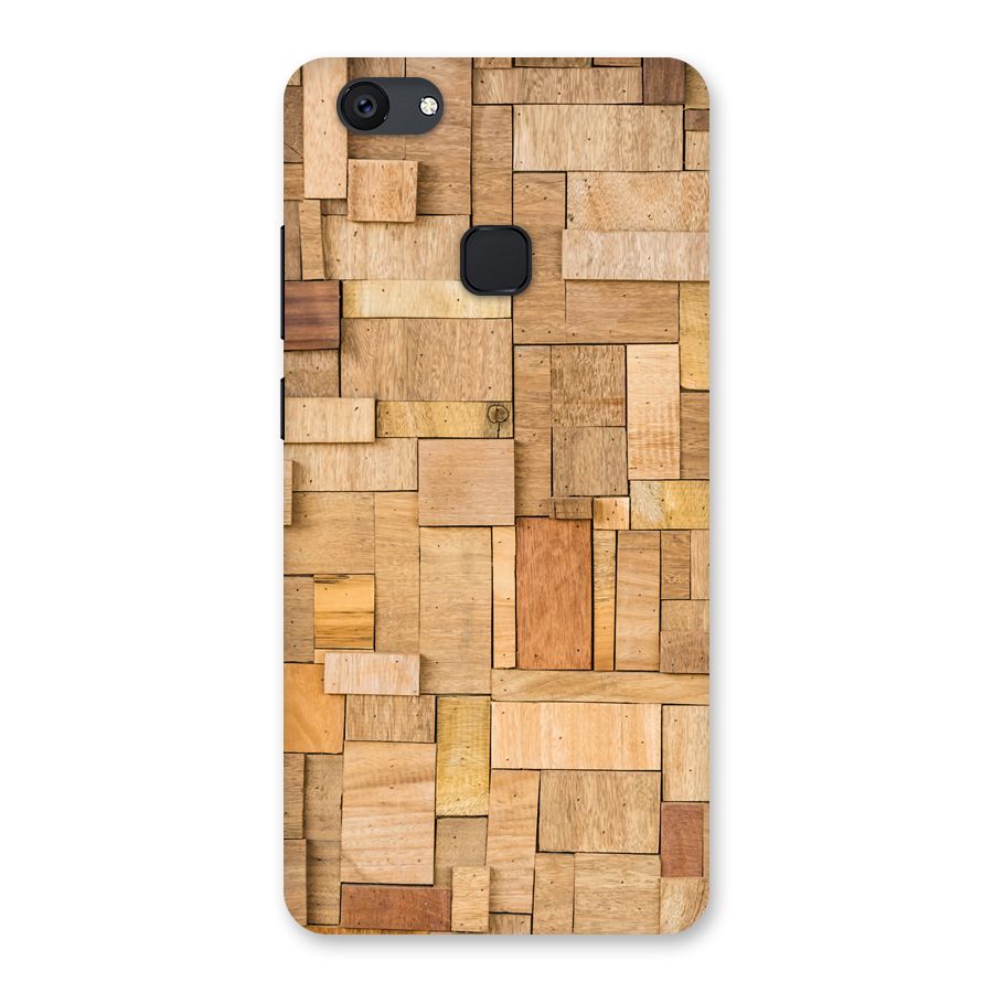 Wooden Blocks Back Case for Vivo V7 Plus