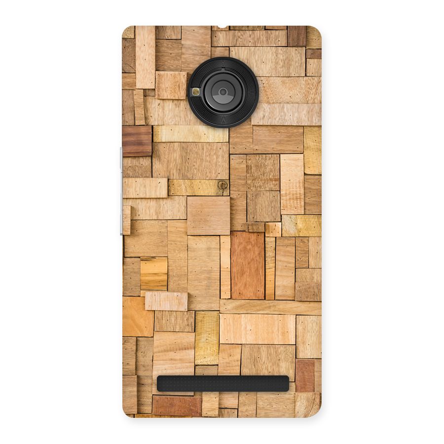 Wooden Blocks Back Case for Yu Yunique