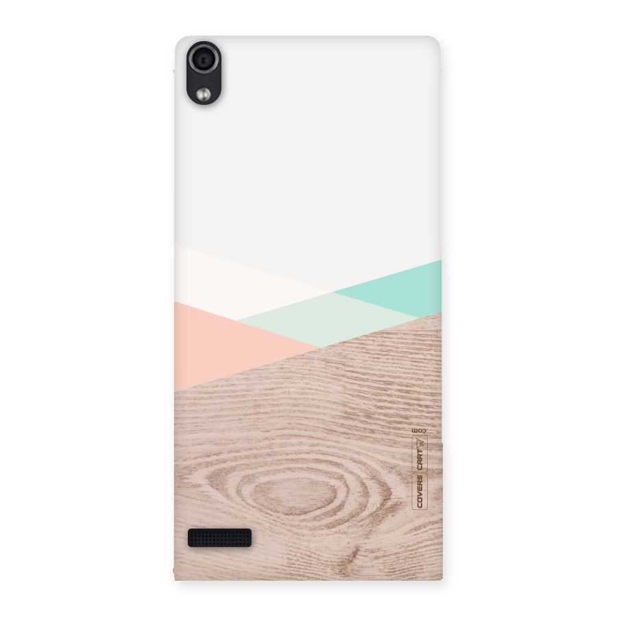 Wooden Fusion Back Case for Ascend P6