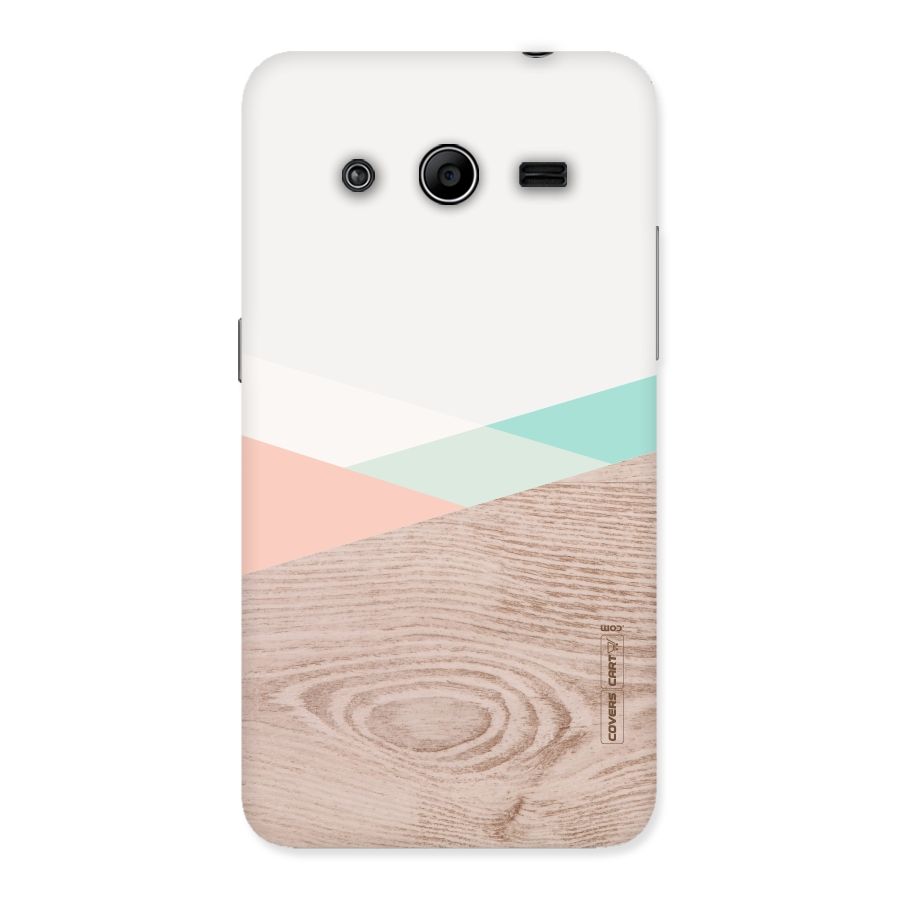 Wooden Fusion Back Case for Galaxy Core 2