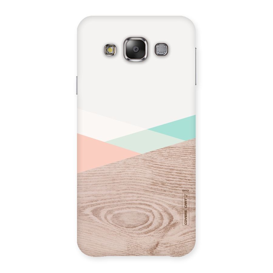 Wooden Fusion Back Case for Galaxy E7