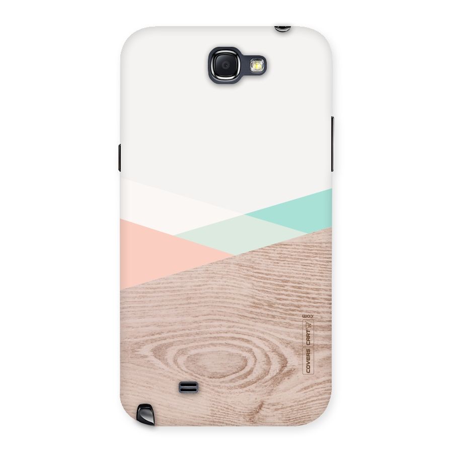 Wooden Fusion Back Case for Galaxy Note 2