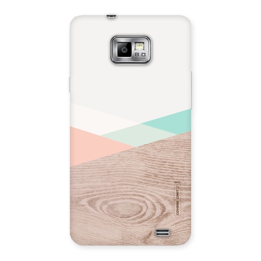 Wooden Fusion Back Case for Galaxy S2