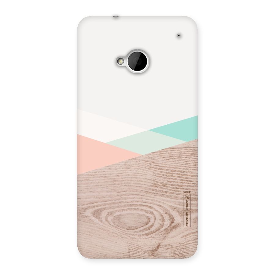Wooden Fusion Back Case for HTC One M7