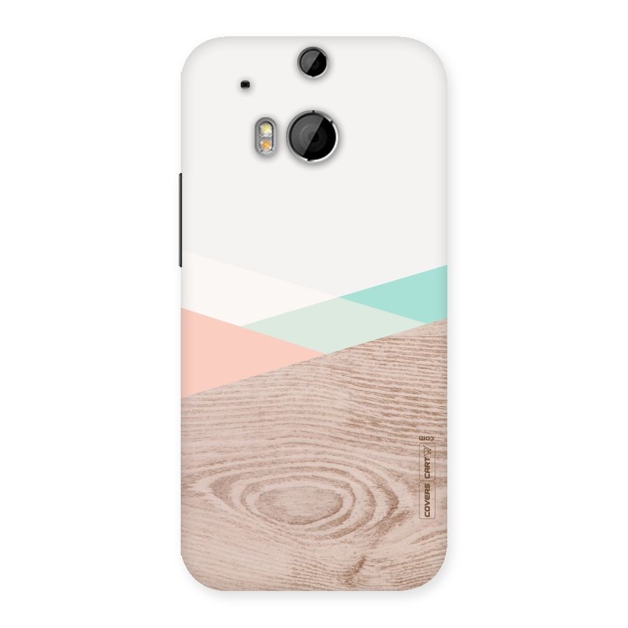 Wooden Fusion Back Case for HTC One M8