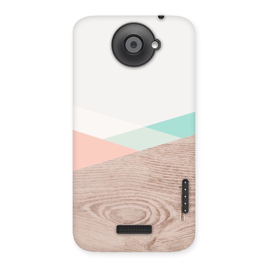 Wooden Fusion Back Case for HTC One X