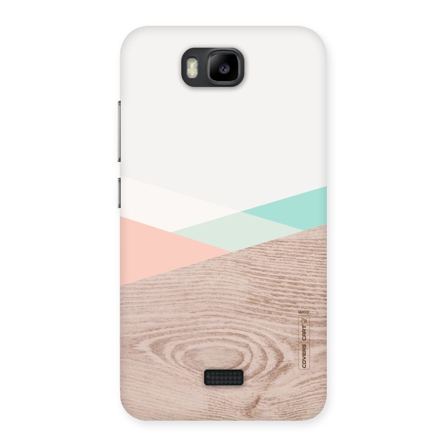 Wooden Fusion Back Case for Honor Bee
