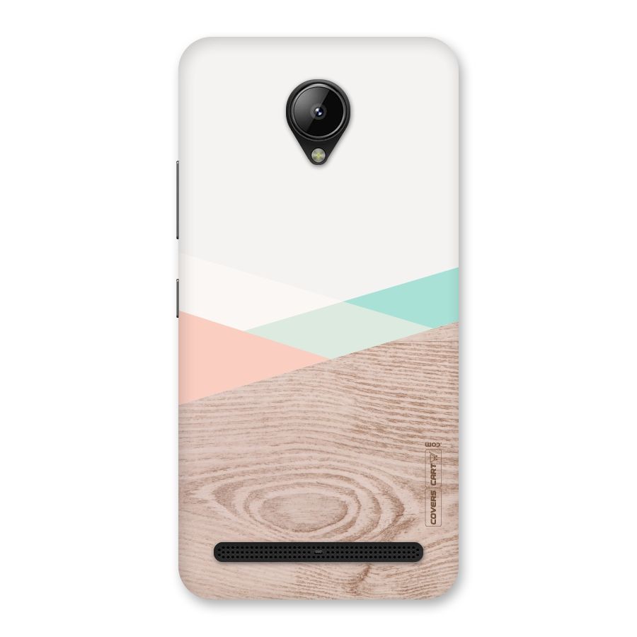 Wooden Fusion Back Case for Lenovo C2