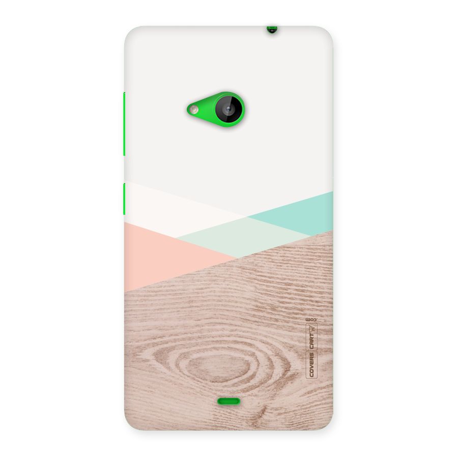 Wooden Fusion Back Case for Lumia 535
