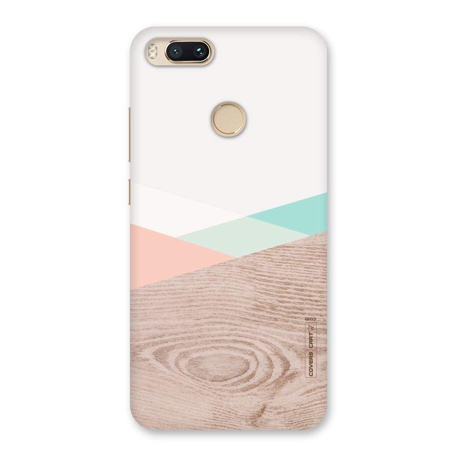 Wooden Fusion Back Case for Mi A1