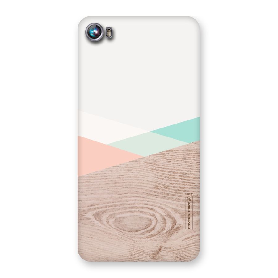 Wooden Fusion Back Case for Micromax Canvas Fire 4 A107