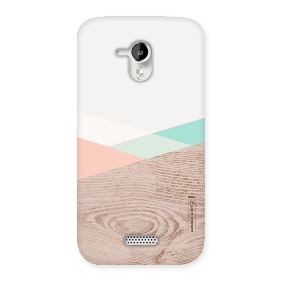 Wooden Fusion Back Case for Micromax Canvas HD A116