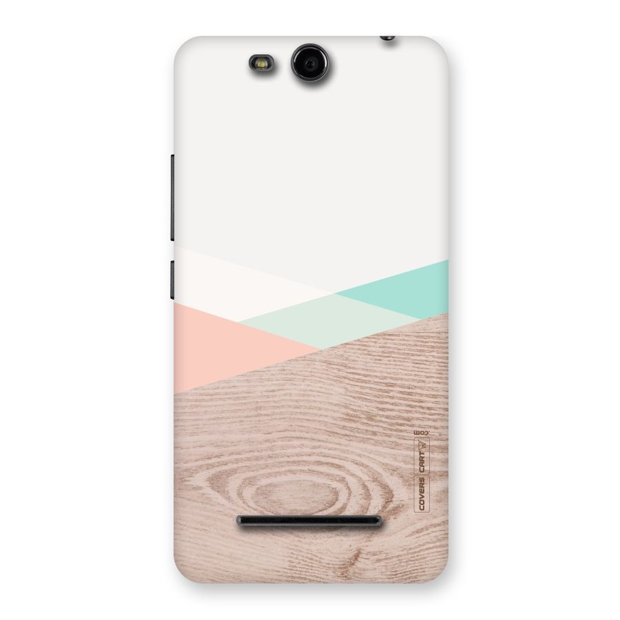 Wooden Fusion Back Case for Micromax Canvas Juice 3 Q392