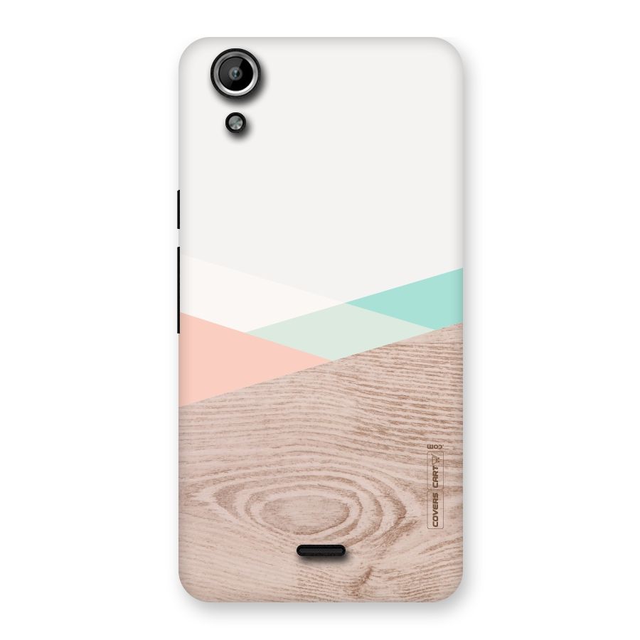 Wooden Fusion Back Case for Micromax Canvas Selfie Lens Q345