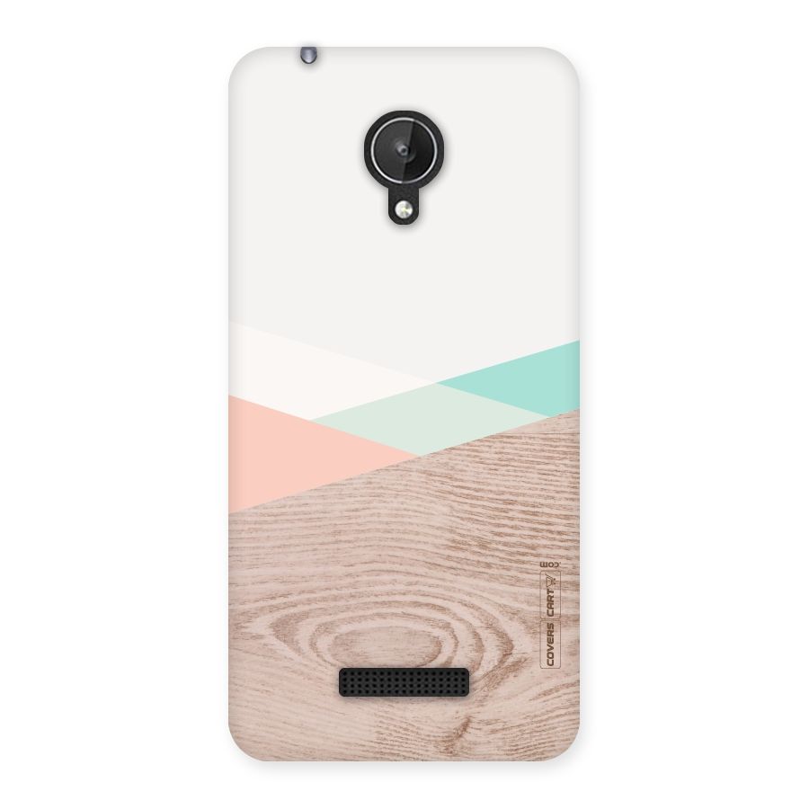 Wooden Fusion Back Case for Micromax Canvas Spark Q380