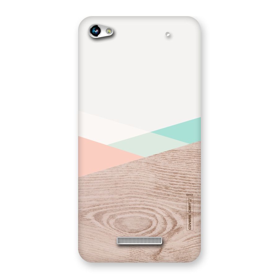 Wooden Fusion Back Case for Micromax Hue 2
