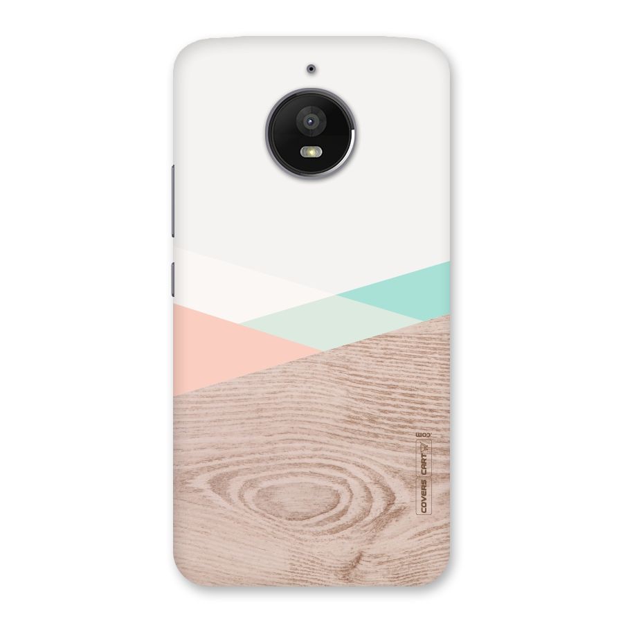 Wooden Fusion Back Case for Moto E4 Plus