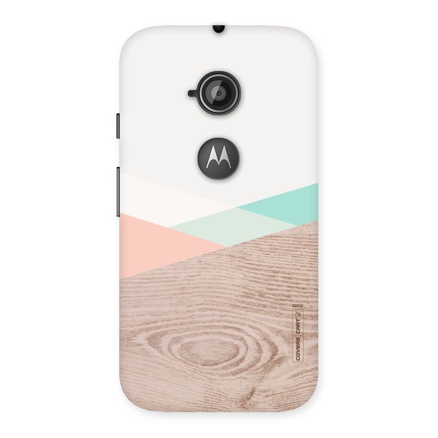 Wooden Fusion Back Case for Moto E 2nd Gen